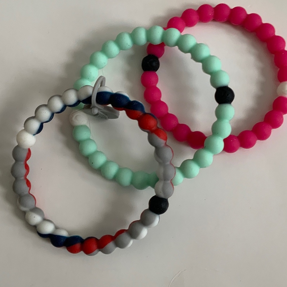 Lot of 3 Lokai-Style Bracelets – Balance, Friendship,